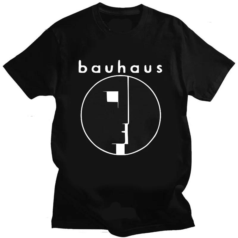 Футболка унисекс Bauhaus Post Punk Goth Rock с круглым вырезом и графическим принтом Футболка модная повседневная с коротким рукавом Футболка больших размеров унисекс