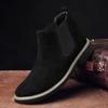 Повседневные кожаные мужские ботинки челси, новые ботильоны с эластичным ремешком, элегантная формальная обувь без застежек, деловая обувь для вечерних платьев