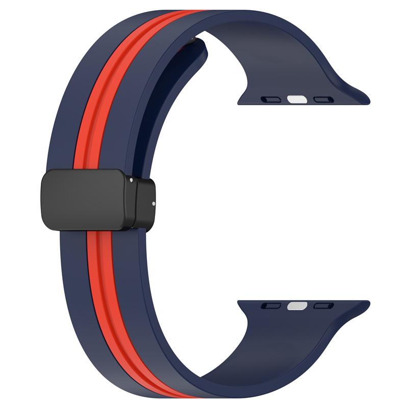 Силиконовый ремешок для iWatch Band 38 мм/40 мм/41 мм браслет серии 8 SE 7 6 5 4 3 2 1 SE Ultra Band