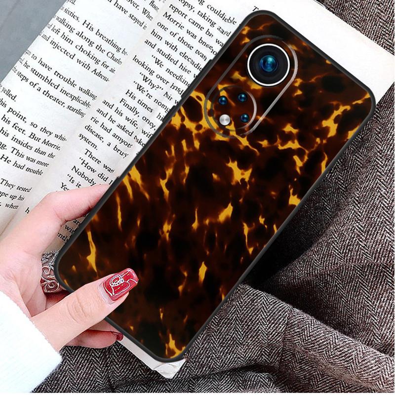 Чехол с узором "Черепаховый панцирь" для Honor Magic 5 Lite 6 Pro 50 70 90 Honor X8b X9b X6 X7 X8 X9 X6a X7a X8a X9a Чехол