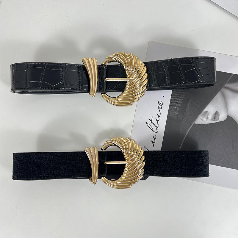 Четыре сезона в наличии новый ремень женский кожаный модный универсальный джинсовый ремень украшение с юбкой, костюмом, свитером талии крышка