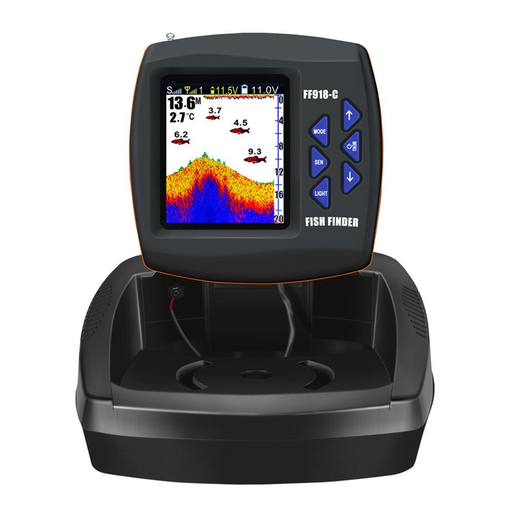 Sonar Fish Finder Wireless 300M High Clear Portable Depth Reader 100M Detection Fish Finders & Depth Finders for
