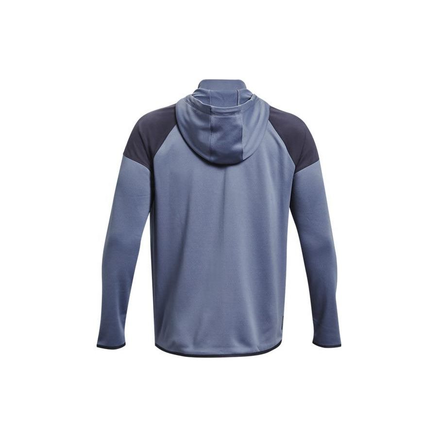 Under Armour Rush All Purpose Fz Solid Logo Print Спортивная повседневная куртка с капюшоном Мужская куртка Фиолетовый 1373719-767
