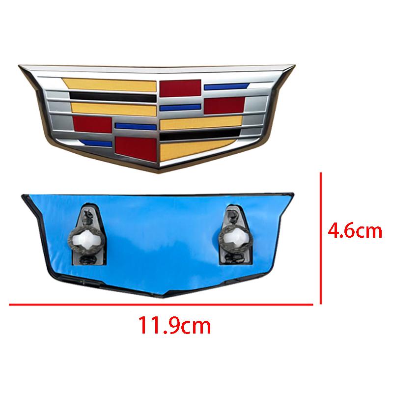 AABHW1 For Cadillac CT5 AWD 25T 28T 40T ABS Car Front Grille Emblem Cover Rear Trunk Badge Stickers Tail Displacement Decal Accessories