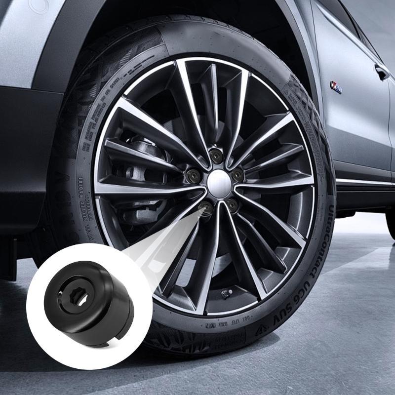 M76E Wheel Bolt Caps with Cap Puller Tool for 2003-2020 Nut Cover Auto Accessory