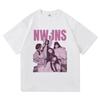 NJZ NWJNS T Shirt Summer Fashion Men/Women Aesthetic Graphic Casual T-Shirt Unisex High Quality Cool Vintage Cotton Tees Shirts