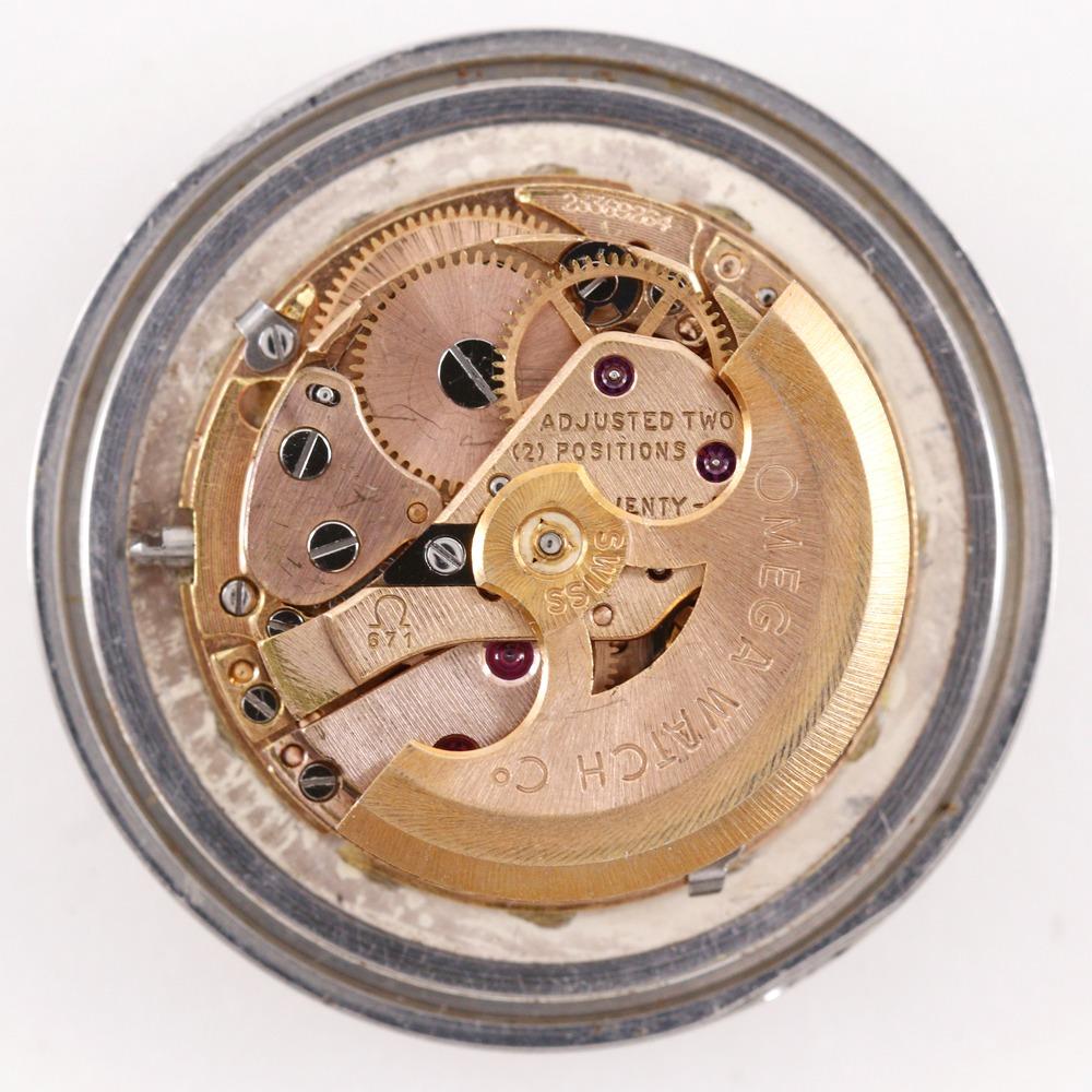 Omega Часы De Ville 565.005 De Ville Серебряный СеребристыйЦиферблат Нержавеющая сталь/кожа Механические Автоматические Аналоговый дисплей Женские Б/у