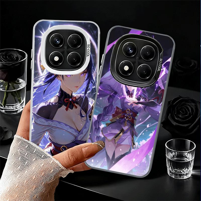 Genshin Impact Raiden Shogun Soft Phone Case for Xiaomi Redmi Note 13 14 15 Pro Plus 12S 12 11S 11 11T 10S 10 Shockproof Cover B