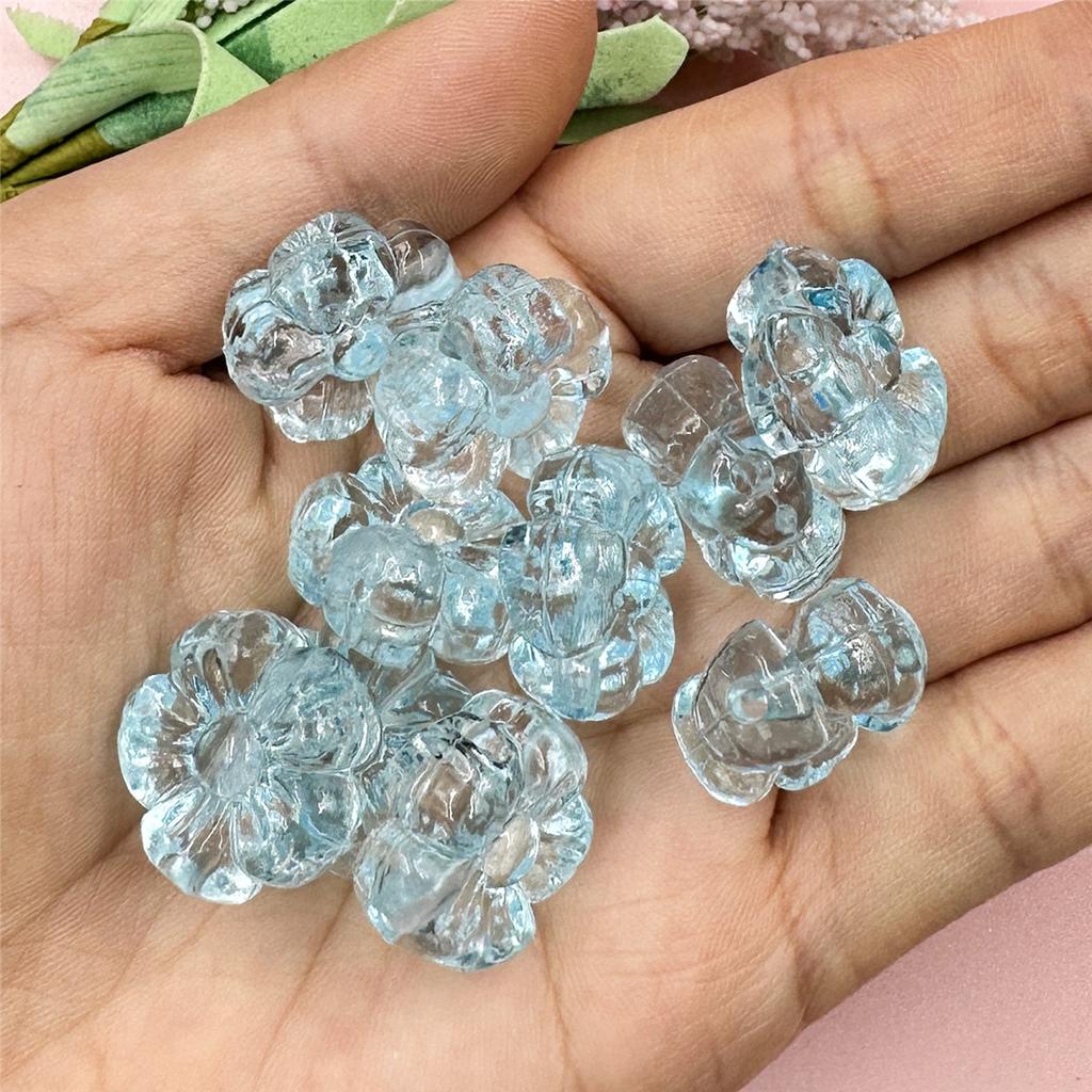 10 шт. 19,3 мм модные акриловые прозрачные кристаллы сливы свободные бусины для изготовления ювелирных изделий DIY ювелирные аксессуары