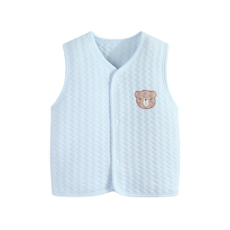 2024 Kids' Thickened Cotton Vest - Warm Cardigan for Boys & Girls