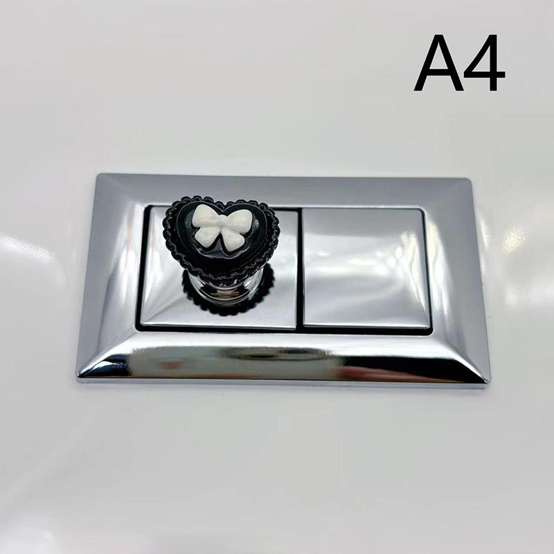 Кнопка туалетного пресса Flower Туалетный пресс Креативный Специальный Выключатель для сливного бака в ванной Аксессуары