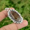 Daughters Day Sale 925 Silver Elestial Quartz Stone Bezel Sister Pendant Jewelry