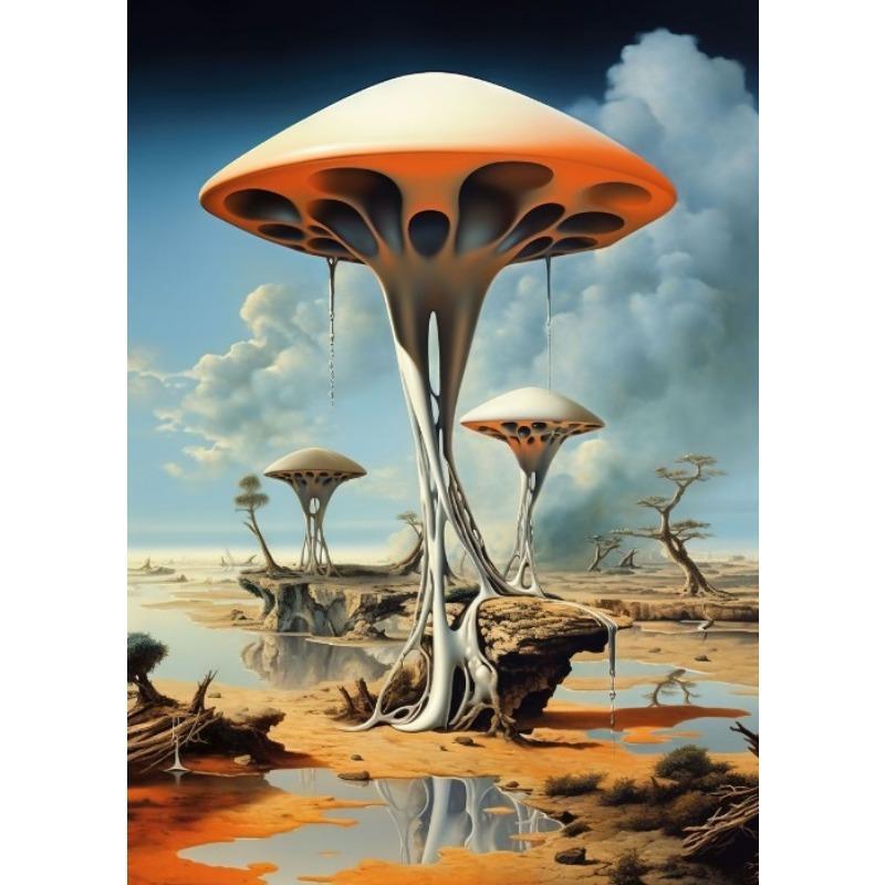 Абстрактные сюрреалистические картины Дали сюрреализм постер печать на холсте винтажное ретро сюрреалистическое искусство настенное искусство декор для домашней комнаты