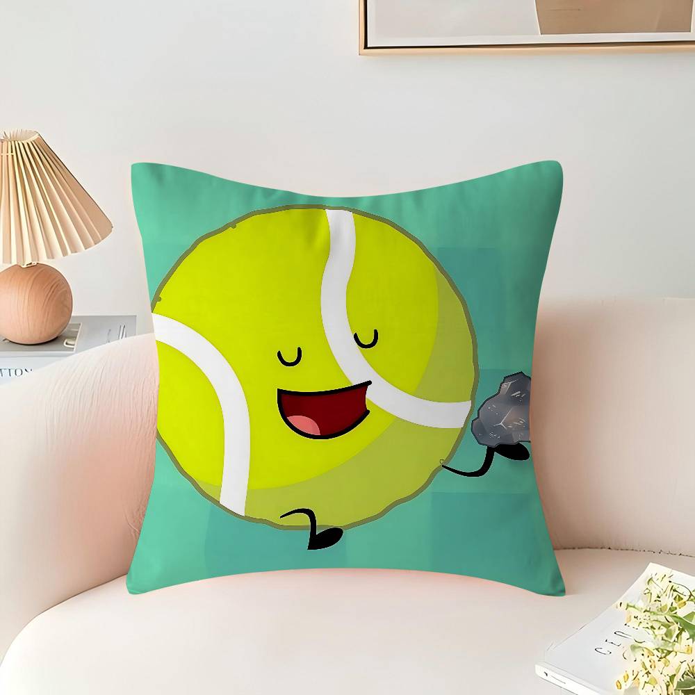 Мультяшная B-BFDI Подушка Аниме Подушка Подушка для головы на диван-кровать Наволочка Чехол для подушки 45x45 см Мода