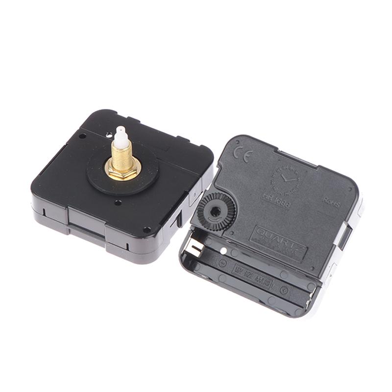 1 шт. Комплект деталей для ремонта настенных часов, часовой механизм с длинным валом, бесшумный механизм для кварцевых часов своими руками