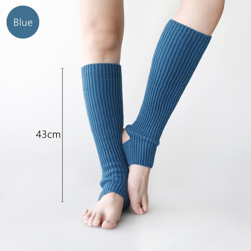 10 цветов, 2 размера, чехол для ног для взрослых, балетных танцев, защита пятки, вязаные шерстяные теплые носки для йоги, чулки