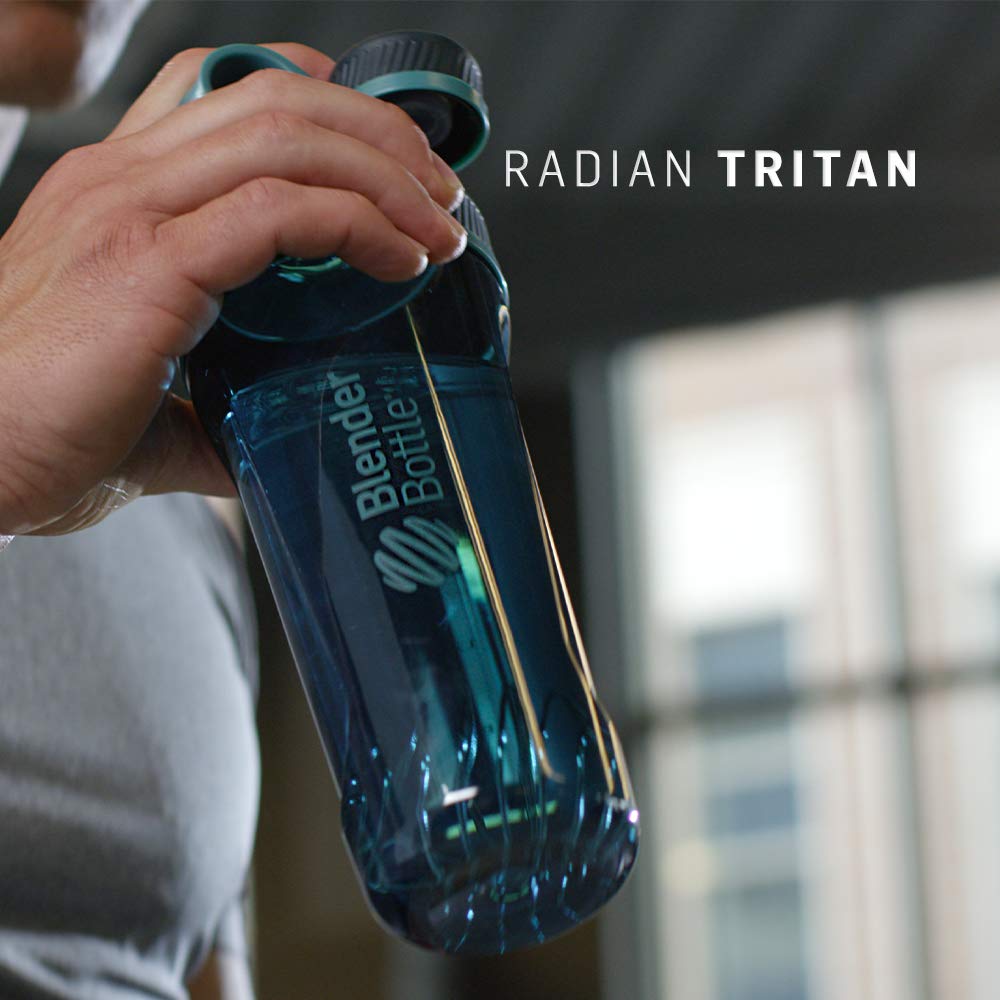 Бутылка-шейкер Blender Bottle Mixer RADIAN Tritan 32 унции Морская BBRDT32 SEA (940мл) [Официальный импорт]