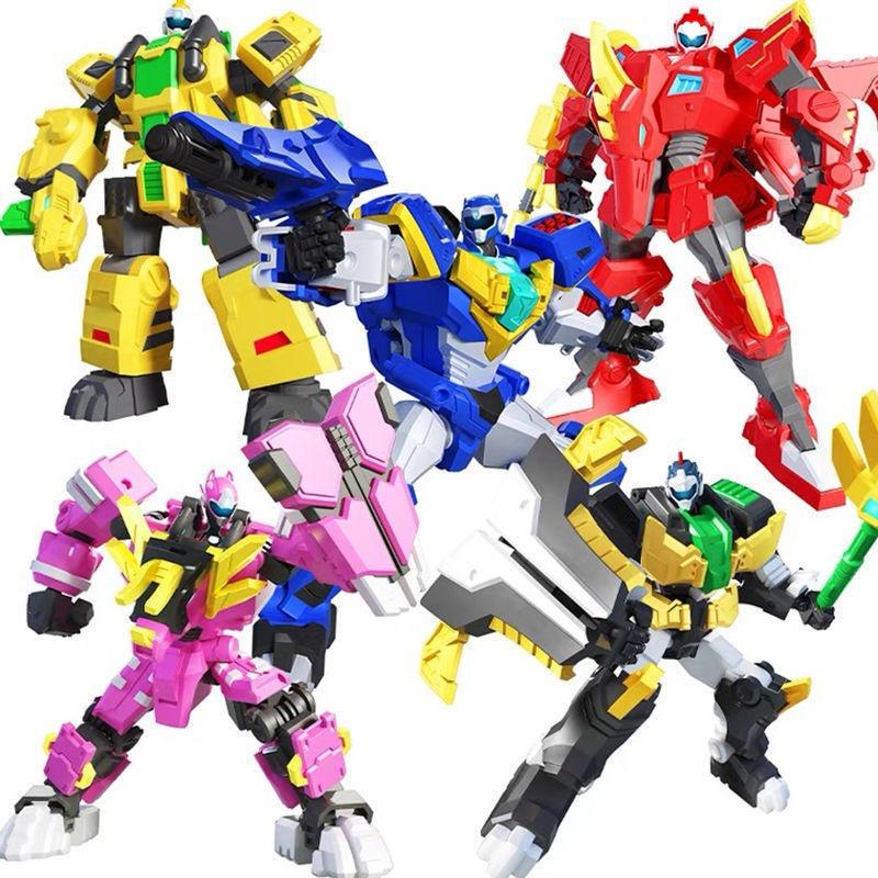 Mini Special Forces Toy Super Dino Power Mecha Transformation Robot For Boys