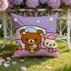 R-Rilakkuma Милая Наволочка для Подушки Дома и в Машине Двухцелевая Наволочка: Двусторонний для максимального комфорта