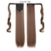LISI HAIR Long Straight Wrap Around Clip In Ponytail Hair Extension Heat Resistant Synthetic  Pony Tail Fake Hair