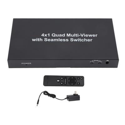 Интерфейс мультимедиа HD Мультивьюер Переключатель 4x1 Quad Multi Viewer Бесшовный коммутатор 1080P 60 Гц 5