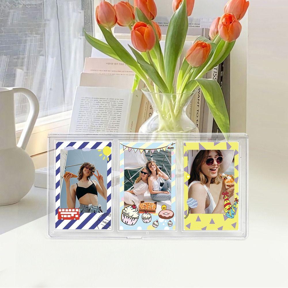 10 шт./набор Наклейка-фоторамка 3 дюйма для моментальной камеры ПЭТ Декоративные наклейки для Fujifilm/Polaroid