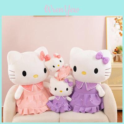 Плюшевая игрушка Кот Kt в платье Мультяшная мягкая кукла в подарок на День святого Валентина