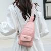 Soft Leather Chest Bag Women Crossbody Bag Single Shoulder Bag