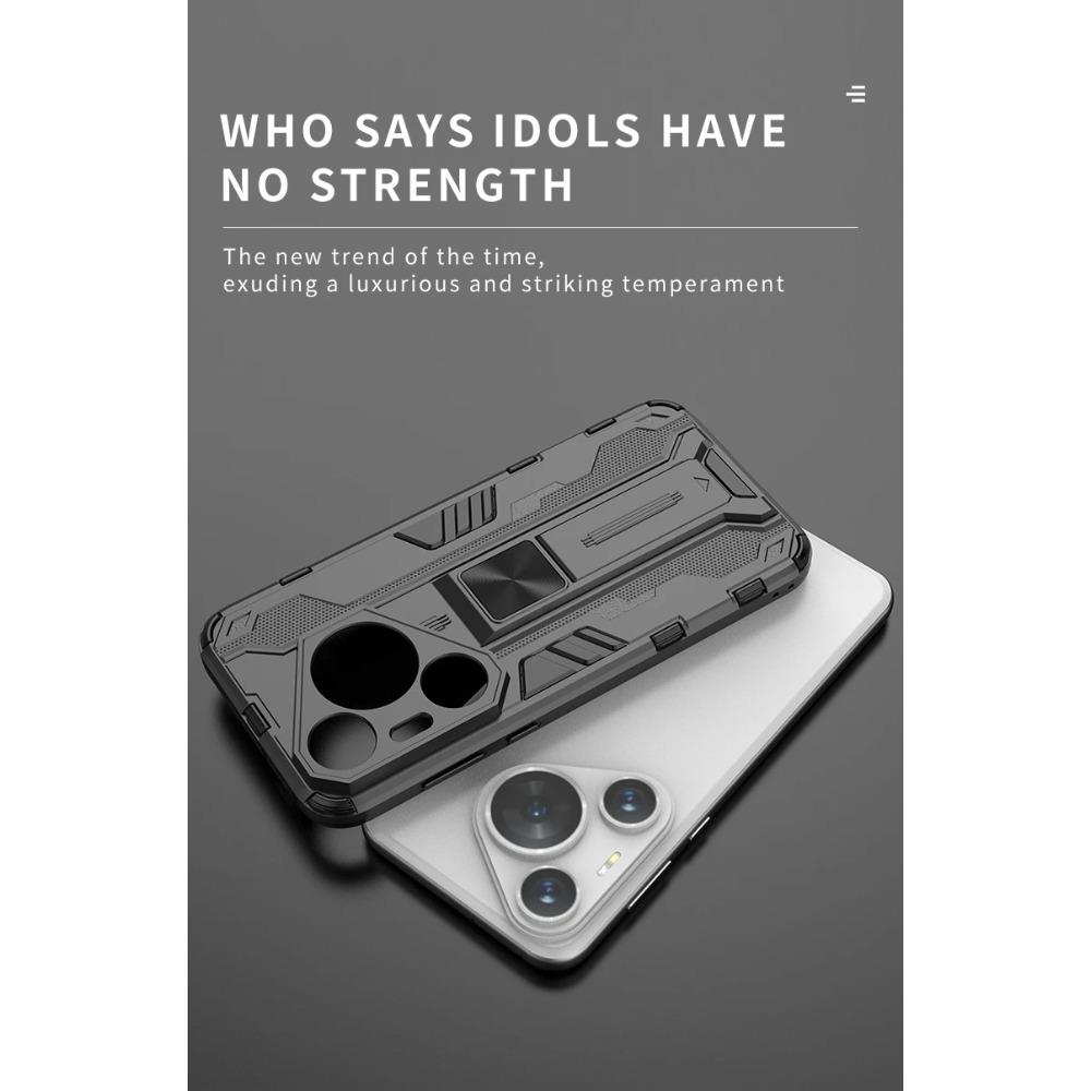 Military Armor Adjustable Kickstand Protective Case for Huawei Pura 70 Ultra P70 Pro Cover Magnetic Holder Shockproof Full Cover