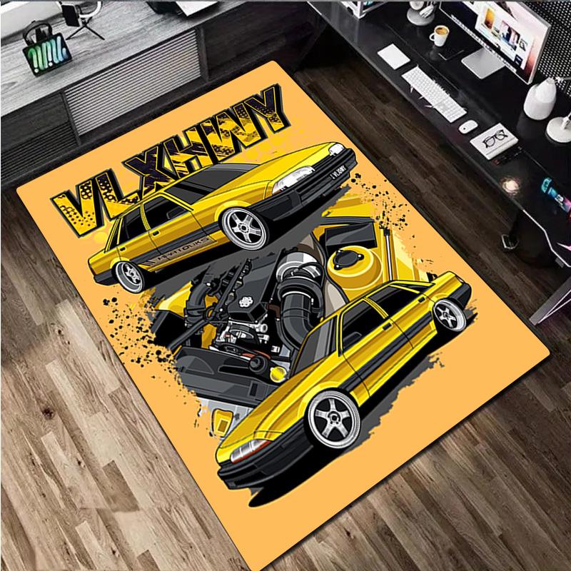 1Pc Auto Print Rug - home decoration Carpet For Living Room Bedroom Flooring Computer Chair Area Rug