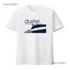 Футболка с принтом Duster Band Хлопок AN25079 винтажная Стирка Повседневная Дышащая Эластичный Топ Для Повседневной Носки Мягкий Немного модный