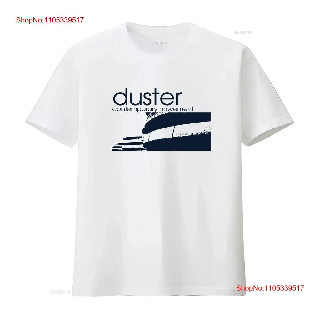 Футболка с принтом Duster Band Хлопок AN25079 винтажная Стирка Повседневная Дышащая Эластичный Топ Для Повседневной Носки Мягкий Немного модный