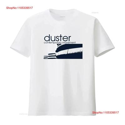Футболка с принтом Duster Band Хлопок AN25079 винтажная Стирка Повседневная Дышащая Эластичный Топ Для Повседневной Носки Мягкий Немного модный