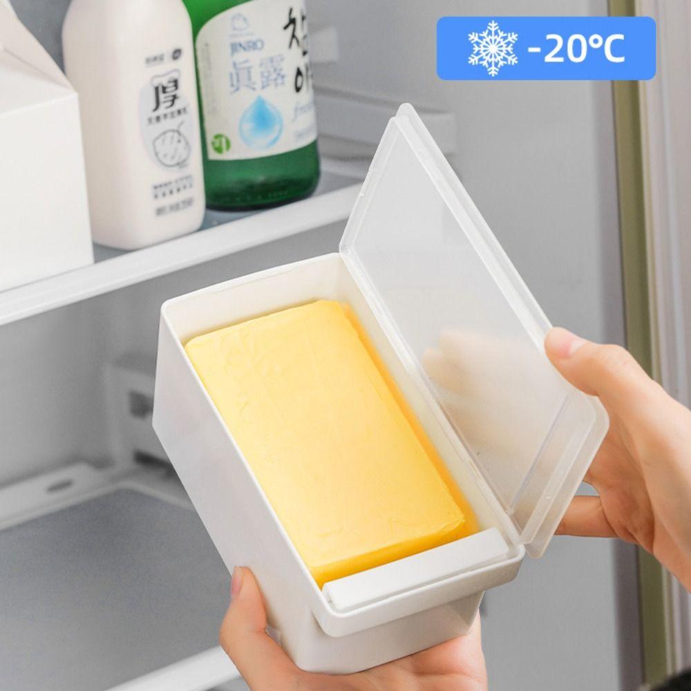 Covered Butter Cutter Storage Box Fresh-Keeping Box Cheese Baking Storage Butter Container