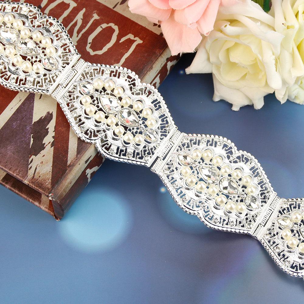 Шикарный пояс с жемчугом для женщин, свадебный пояс, ювелирные изделия, кристалл, регулируемая длина, подарок для невесты