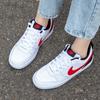 Nike Court Borough 2 Low Белый Университетский Красный GS BQ5448-110