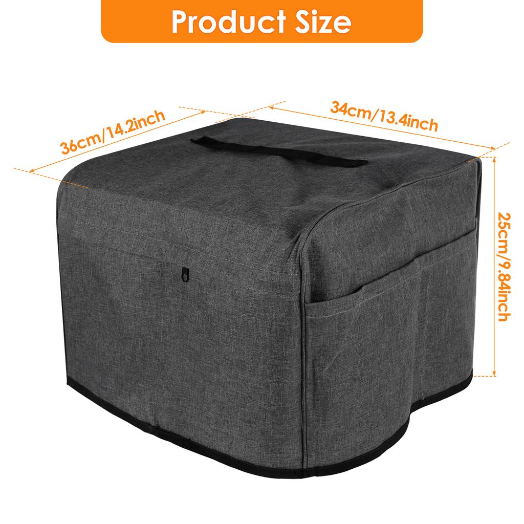 Пылезащитный чехол для фритюрницы AG301 AG302 AG400 с карманами для хранения и ручкой, водонепроницаемый прочный кухонный тостер для выпечки, пылезащитный чехол