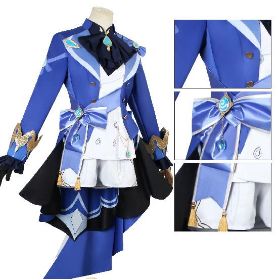 Genshin Impact Furina Cosplay Costume Hydro Archon De Fontaine Outfit Anime Cosplay Clothing