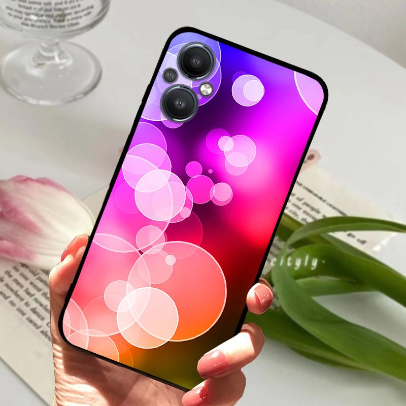 For Oppo F21 Pro 5G Case F21s Pro CPH2341 Silicone TPU Phone Cover For Oppo F 21 Pro 4G CPH2363 Fashion Shockproof Bumper Fundas