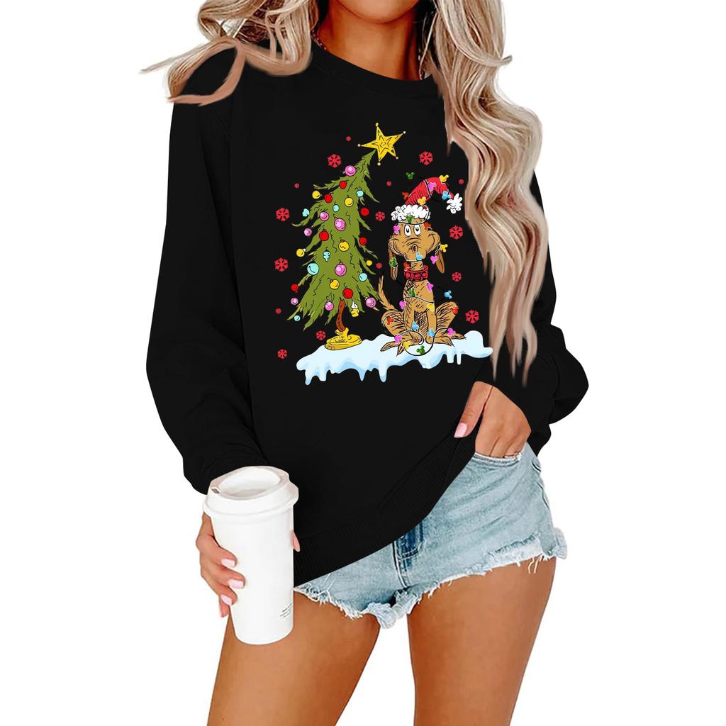 Sweaters For Women R-neck Striped Cute Color Block Fall Winter Knitted Pullover Tops