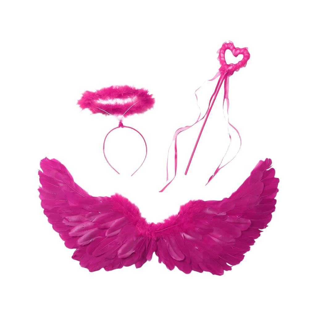 Комплект костюма для женщин Ангельские перья Ободок Палочка для Хэллоуина Косплей