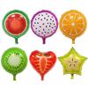 18-inch Fruit Aluminum Film Balloon Watermelon, Orange Strawberry Pitaya Wedding Birthday Party Decoration Balloon