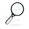 15-кратная лупа с большой линзой, белая, прочная ручная лупа, для газет