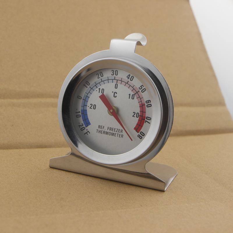 Bimetal Stainless Steel Fridge-Freezer Food Thermometer for Kitchen & Cold Storage