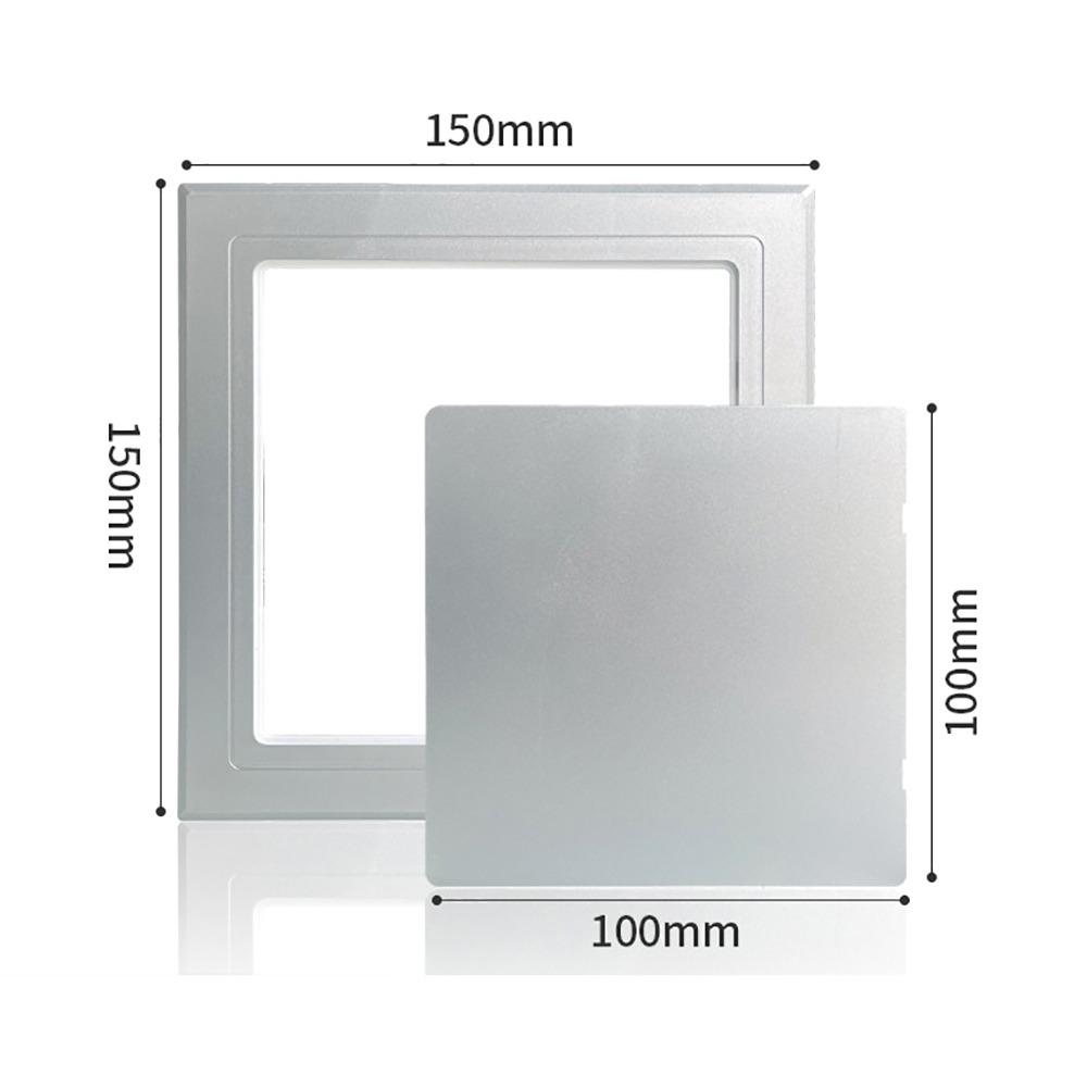 Inspection Port Self-adhesive Access Panel Door White Plastic Inspection Hole Removable Hinged Access Hatch Doors Wall Ceiling