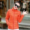 Elegant Then Extra Large Size Light Section Down Jacket Women Short Section Stand-up Collar Plus Size Comfortable Unique Personalized Clothes