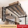 Miling No-Drill Folding Wall Towel Rack