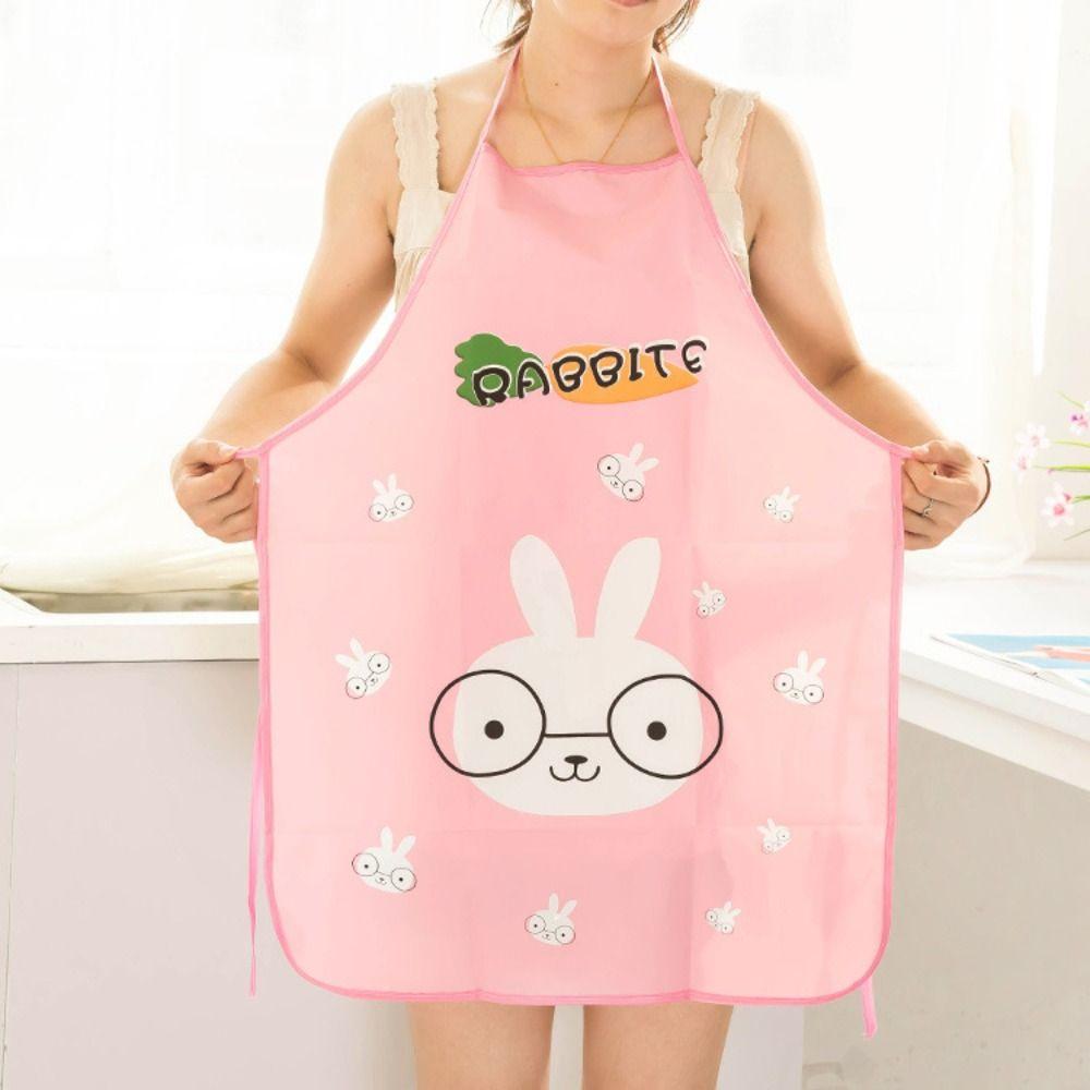 Sleeveless Chef Apron Waterproof Cooking Baking Apron Cute Kitchen Cleaning Apron Home Kitchen