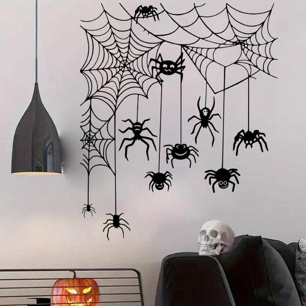 Halloween AFH1470 Spider Wall Sticker