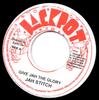 7-дюймовая пластинка JAH STITCH - Give Jah The Glory NONE Джекпот Ямайка Регги, Ска и Даб Б/У